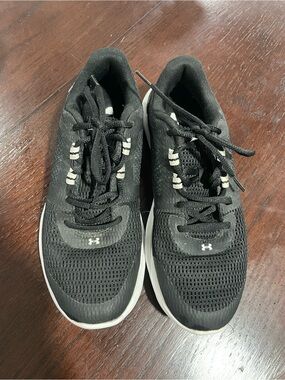 Under Armour Black and White Athletic Sneakers
